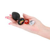 Glams Xchange Medium Butt Plug with Interchangeable Gems > Anal Range > Jewel Butt Plugs